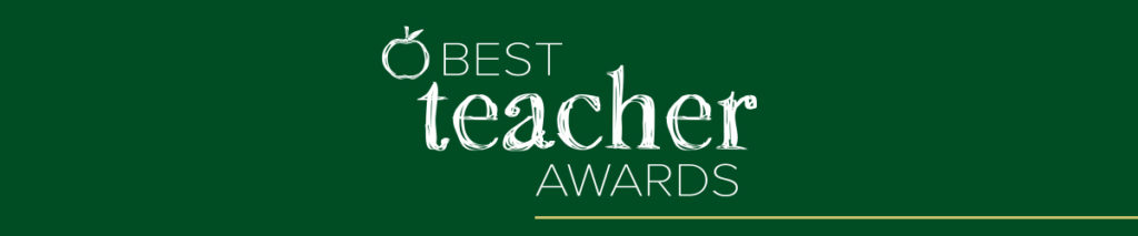 best teacher award graphic